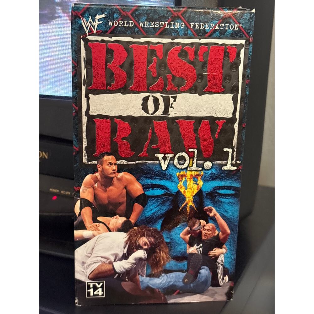 WWF Best of Raw vol 1 VHS world wrestling federation 1999